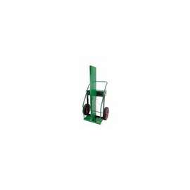 Cylinder Trucks, Holds 9.5"-12"dia. Cylinder, 10" x 2.75" Solid Rubber