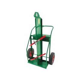 Heavy-Duty Reinforced Frame Dual-Cylinder Carts, 16" Pneumatic Wheels