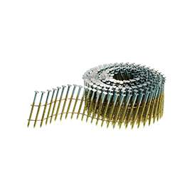 SENCO EL20AABH Nail, 1-7/8 in L, Galvanized Steel, Sencote, Full Round Head, Ring Shank