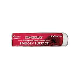 Premier FHR00155 Paint Roller Cover, 3/16 in Thick Nap, 9 in L, Woven Fabric Cover
