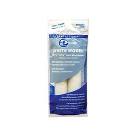 Premier 72520 Mini Roller Cover, 1/4 in Thick Nap, 6-1/2 in L, Fabric Cover, White