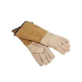 Simple Spaces CPA03110MM Hearth Fireplace Gloves, 16 in, Cowhide Leather