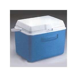Rubbermaid 2A13-04 MODBL Water Cooler, 24 qt Cooler, Plastic, Modern Blue