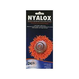 Dico 541-780-21/2 Wire Cup Brush, 2-1/2 in Dia, 1/4 in Arbor/Shank, Nylon Bristle
