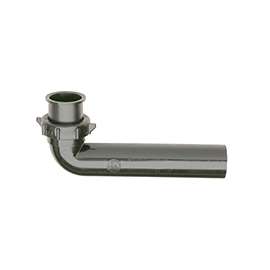 Plumb Pak PP66-11B Waste Arm, 1-1/2 in, Slip, Plastic, Black