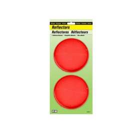 HY-KO CDRF-4R Carded Reflector, 9.63 in L Post, Red Reflector