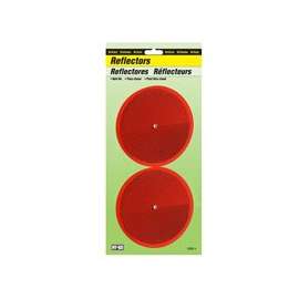 HY-KO CDRF-5R Carded Reflector, 9.63 in L Post, Red Reflector