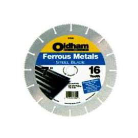 Oldham 700M Circular Saw Blade, 7 in Dia, Steel