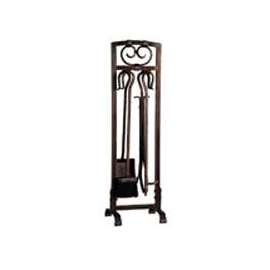 Simple Spaces CPO90501AC3L Fireplace Tool Set, Antique Bronze, 5-Piece