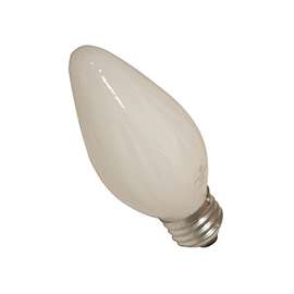 Sylvania 13984 Incandescent Lamp, 40 W, F15 Lamp, Medium E26 Lamp Base, 325 Lumens, 2850 K Color Temp