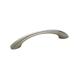 Amerock Allison Value Series TEN53003G10 Cabinet Pull, 4-13/16 in L Handle, 1-1/16 in Projection, Zinc, Satin Nickel