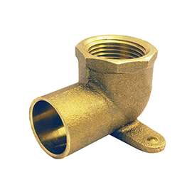 EPC 10156858 Pipe Elbow, 3/4 in, Compression x Female, 90 deg Angle, Brass