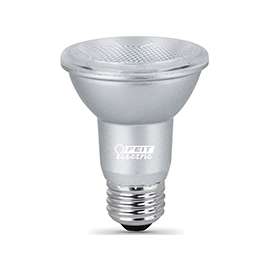 Feit Electric PAR20/830/LEDG11/2 LED Lamp, 120 V, 6.5 W, Medium E26, PAR20 Lamp, Warm White Light