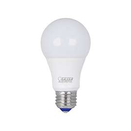 Feit Electric OM60/830/LEDG2/COLD LED Lamp, General Purpose, A19 Lamp, 60 W Equivalent, E26 Lamp Base, Dimmable, White