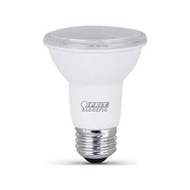 Feit Electric PAR2050/850/10KLE LED Lamp, Flood/Spotlight, PAR20 Lamp, 50 W Equivalent, E26 Lamp Base, 5000 K Color Temp