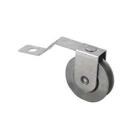 Prime-Line B 639 Roller Assembly, 1 in Dia Roller, 1/4 in W Roller, Steel, Gray, 2-Roller