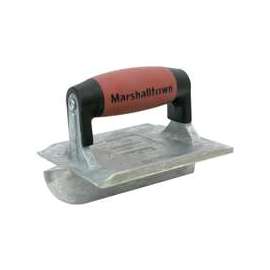 Marshalltown DuraSoft Series 833D Hand Groover, 6 in L Blade, 4-3/8 in W Blade, 1/4 in Radius, Zinc Blade