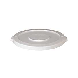 CONTINENTAL COMMERCIAL Huskee 3201-1 Receptacle Lid, 32 gal, Plastic, White, For: #3200-1 Recycle Container