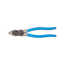 CHANNELLOCK 369CRFT Linesman's Plier, 9-1/2 in OAL, 1 in Jaw Opening, Dipped Handle, 1.32 in W Jaw, 1.54 in L Jaw