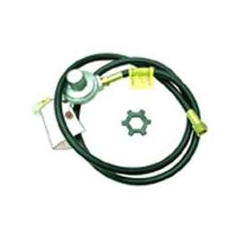 Mr. Heater F273071 Hose and Regulator Assembly, 3/8 in Connection, 5 ft L Hose, Brass