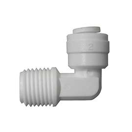 WATTS PL-3029 Tube Elbow, 3/8 in, 90 deg Angle, Plastic, 150 psi Pressure