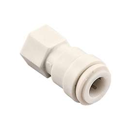 WATTS PL-3060 Pipe Adapter, 1/4 in, Tube x FIP, Plastic, 150 psi Pressure