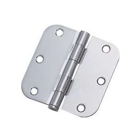 ProSource 20347BCX Door Hinge, Steel, Chrome, Loose Pin, 180 deg Range of Motion, Screw Mounting