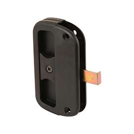 Prime-Line A 186 Door Latch and Pull, Plastic/Steel, Black
