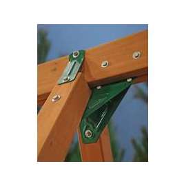 PLAYSTAR PS 7664 Swing Station Kit, Extend-A-Bay, Steel, Green