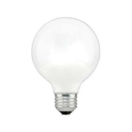 Sylvania 15882 Incandescent Lamp, 40 W, G25 Lamp, Medium Lamp Base, 260 Lumens, 2850 K Color Temp, Soft White Light
