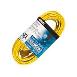 Woods 0835 Extension Cord, 14 AWG Cable, 50 ft L, 15 A, 125 V, Yellow