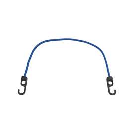 ProSource Stretch Cord, 9 mm Dia, 36 in L, Polypropylene, Blue, Hook End