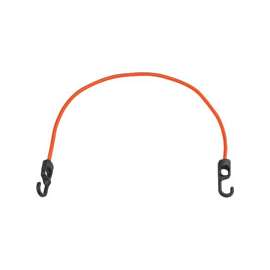 ProSource Stretch Cord, 9 mm Dia, 48 in L, Polypropylene, Orange, Hook End