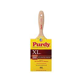 Purdy XL Sprig 144380340 Trim Brush, Nylon/Polyester Bristle, Beaver Tail Handle