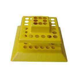 Worldwide Sourcing Mop And Broom Floor Displayer, 28 Mop, Plastic, Yellow