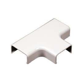 Wiremold C51 Wireway Elbow T-Fitting, Plastic, White
