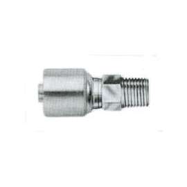GATES MegaCrimp G25100-1616 Hose Coupling, 1-11-1/2, Crimp x NPTF, Straight Angle, Steel, Zinc