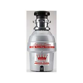 Waste King Legend Series L-5000TC Domestic Disposer, 3/4 hp Motor, 115 V, Stainless Steel