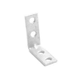 Prosource CB-Z03-013L Corner Brace, 3 in L, 3 in W, 3/4 in H, Steel, Zinc-Plated, 2.6 mm Thick Material