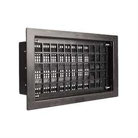 Master Flow FVRABL Automatic Foundation Vent, 16 in W, 8 in H, 57 sq-in Net Free Ventilating Area, Polyethylene