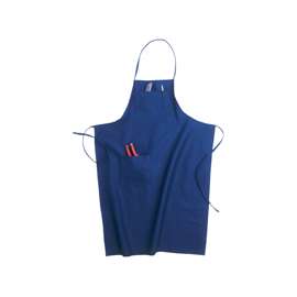 CLC Tool Works Series BS60 Loop Neck Bib Apron, 29 to 46 in Waist, Cotton, Blue, 3-Pocket