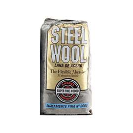 Homax 106600-06 Steel Wool, #0000 Grit, Super Fine, Gray