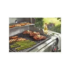 Weber 8854 Sear Grate, 18.8 in L, 12.9 in W, Cast Iron, Enamel-Coated