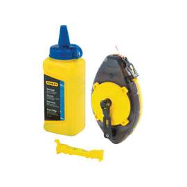 STANLEY 47-464 Chalk Box Set, 100 ft L Line, 3.5:1 Gear Ratio