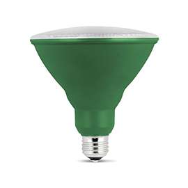 Feit Electric PAR38/G/10KLED LED Lamp, 120 V, 7 W, Medium E26, PAR38 Lamp, Green Light