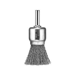 DeWALT DW4901 End Brush, 1 in Dia, 0.014 in Dia Bristle, Carbon Steel Bristle