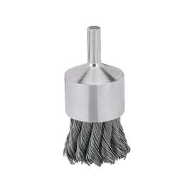 DeWALT DW4902 End Brush, 1 in Dia, 0.02 in Dia Bristle, Carbon Steel Bristle