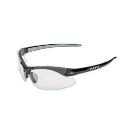 Edge DZ111-2.0-G2 Magnifier Safety Glasses, Polycarbonate Lens, Half Wraparound Frame, Nylon Frame