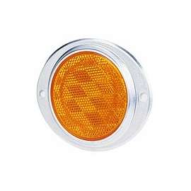 PM V472 V472A Oval Reflector, Amber Reflector