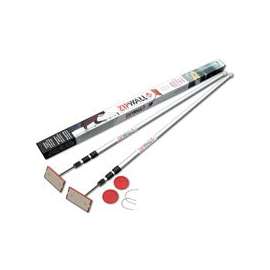 ZIPWALL SLP2 Dust Barrier Pole, Spring-Loaded, 12 ft L, Aluminum
